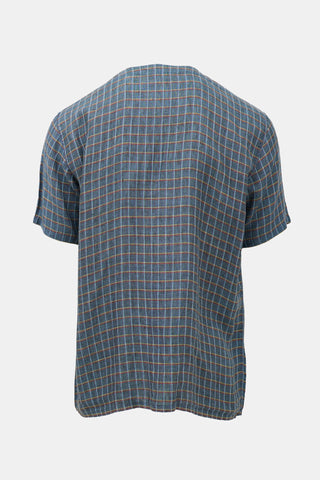 Missoni Vintage Uomo Linen Check Shirt
