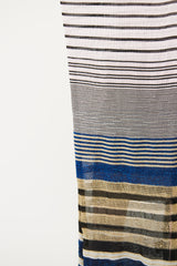 Missoni Pink, Black & Gold Stripe Scarf
