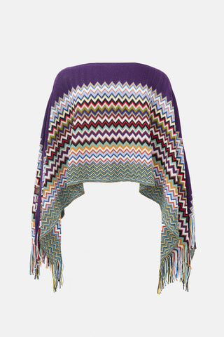 Missoni Wool Blend Zig Zag Shawl