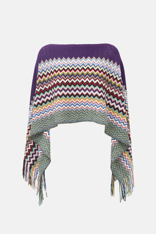 Missoni Wool Blend Zig Zag Shawl