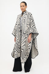 Missoni Wool Patterned Hooded Cape