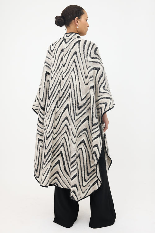 Missoni Wool Patterned Hooded Cape