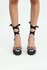Missoni Woven Tie Espradrille Wedge
