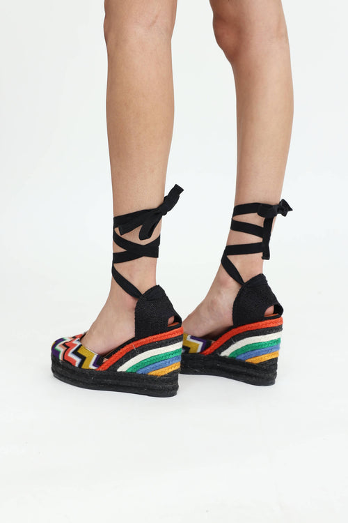 Missoni Woven Tie Espradrille Wedge