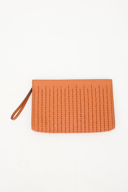 Missoni Woven Leather Clutch