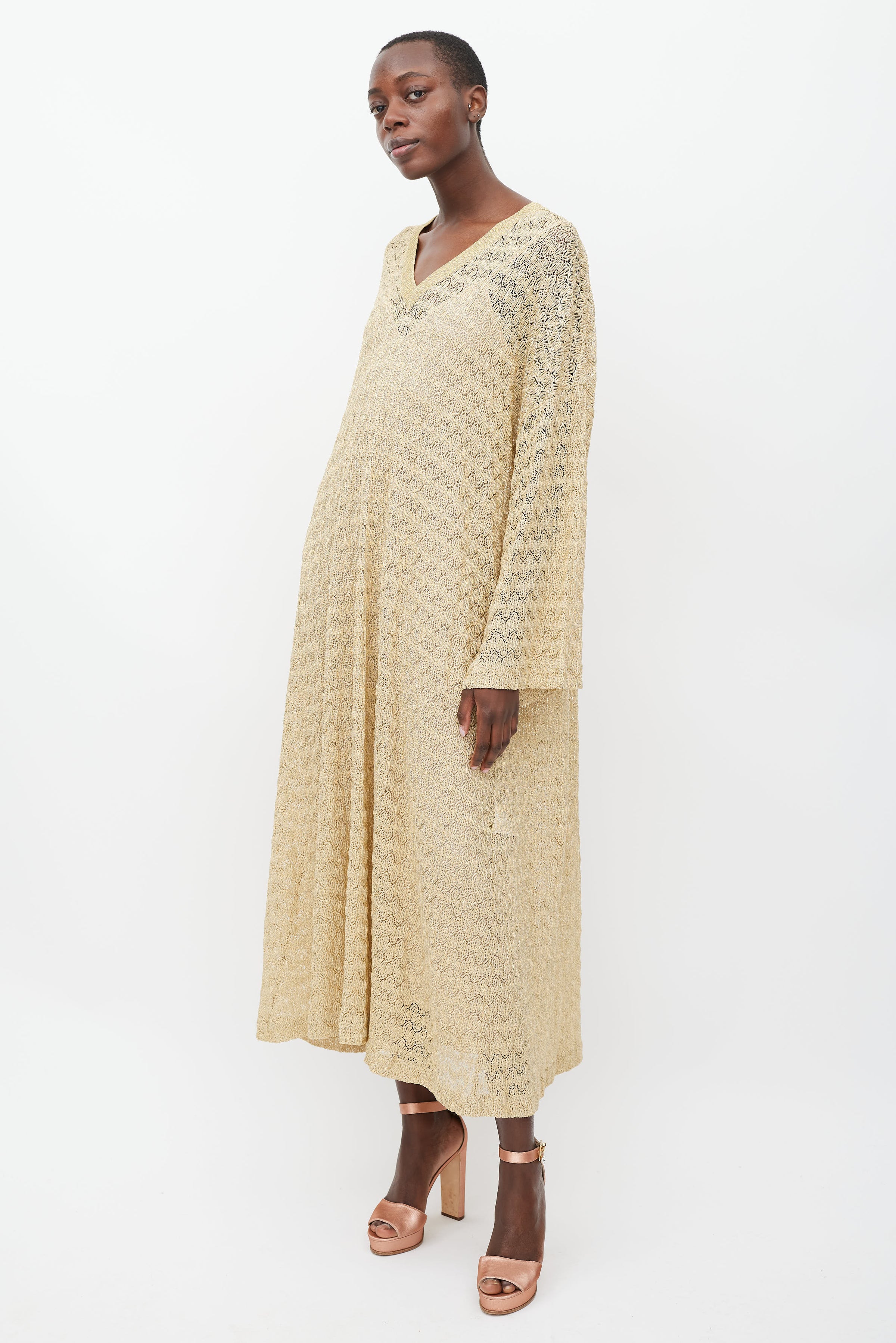 Missoni // Yellow Sparkly Crochet Lace Dress – VSP Consignment Missoni // Yellow Sparkly Crochet Lace Dress – VSP Consignment