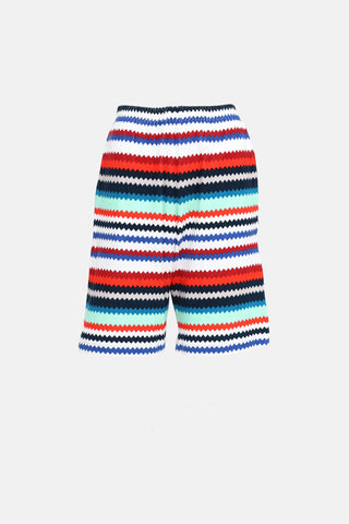 Missoni Terry Spugna Zig Zag Shorts