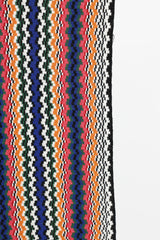 Missoni Knit Multi Pattern Fringe Scarf