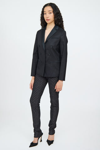 Missoni Black & Silver Knit Pant
