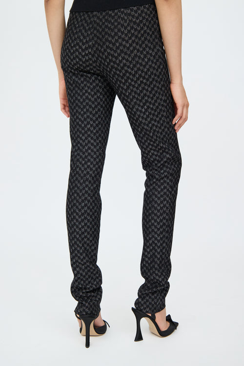 Missoni Black & Silver Knit Pant