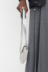 Miu Miu 2000s Mesh & Metallic Leather Bag