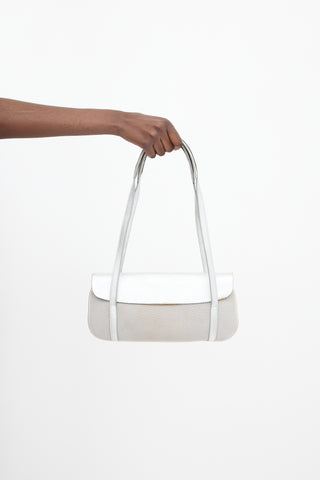 Miu Miu 2000s Mesh & Metallic Leather Bag