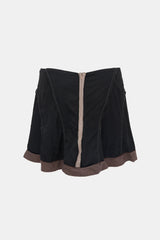 Miu Miu 2000s Stitched Mini Skirt