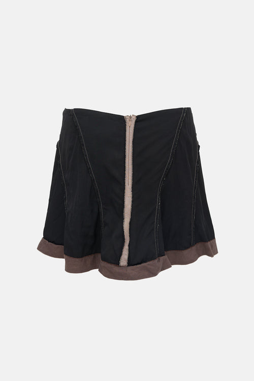 Miu Miu 2000s Stitched Mini Skirt