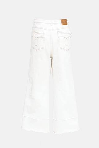 Miu Miu 2017 Frayed Hem Jeans