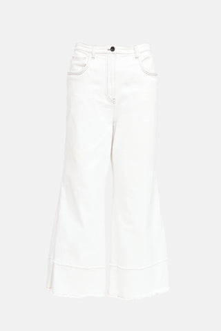 Miu Miu 2017 Frayed Hem Jeans