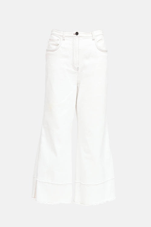 Miu Miu 2017 Frayed Hem Jeans