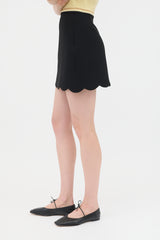 Miu Miu 2018 Scallop Hem Mini Skirt