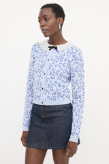Miu Miu 2019 Cropped Intarsia Cardigan