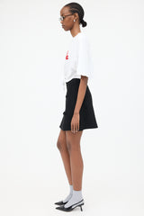Miu Miu 2021 Embroidered Knot T-Shirt