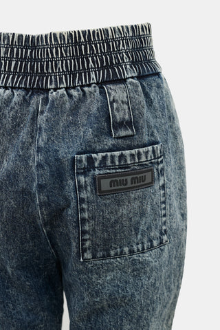 Miu Miu FW 2018 Acid Wash Jeans