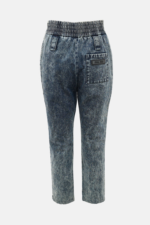 Miu Miu FW 2018 Acid Wash Jeans