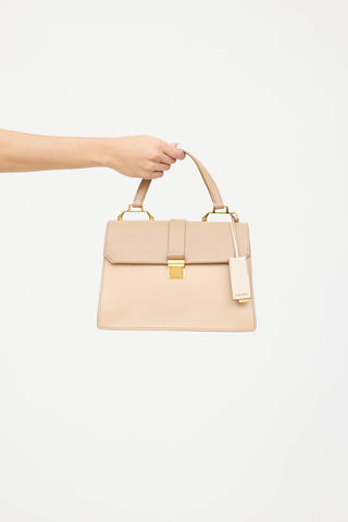 Miu Miu Leather Madras Top Flap Bag