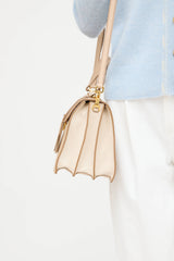 Miu Miu Leather Madras Top Flap Bag