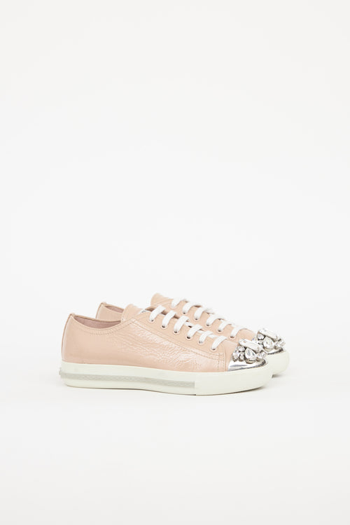Miu Miu Patent Jewel Sneaker
