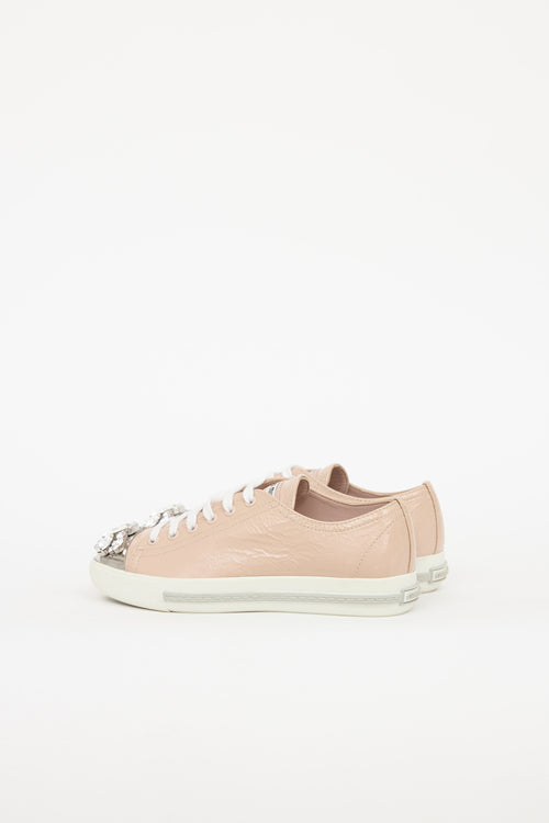 Miu Miu Patent Jewel Sneaker