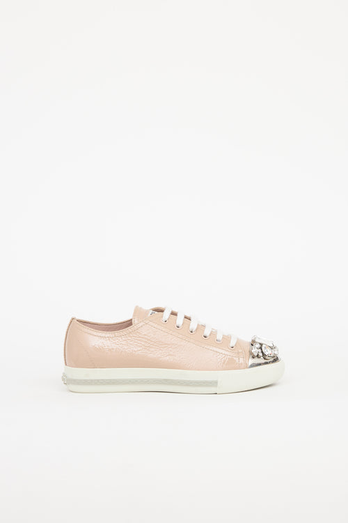 Miu Miu Patent Jewel Sneaker