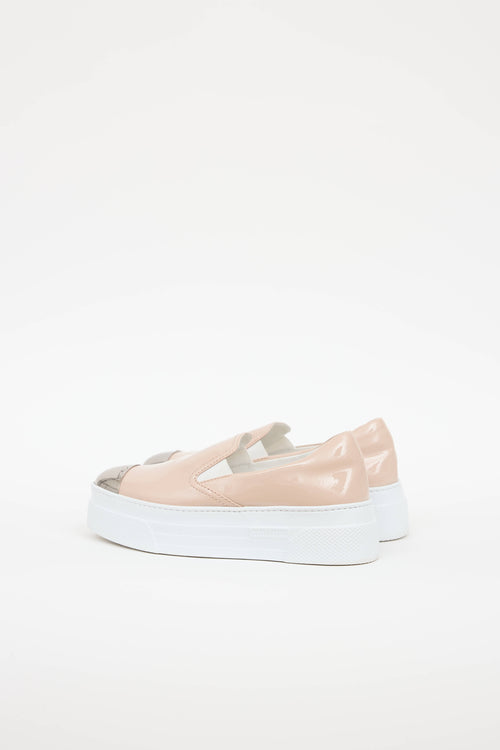 Miu Miu Patent Platform Sneaker