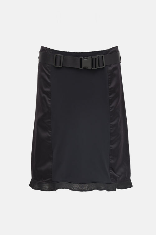 Miu Miu FW 1999 Satin Buckle Skirt