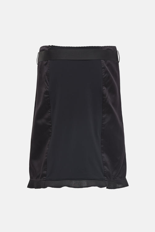Miu Miu FW 1999 Satin Buckle Skirt