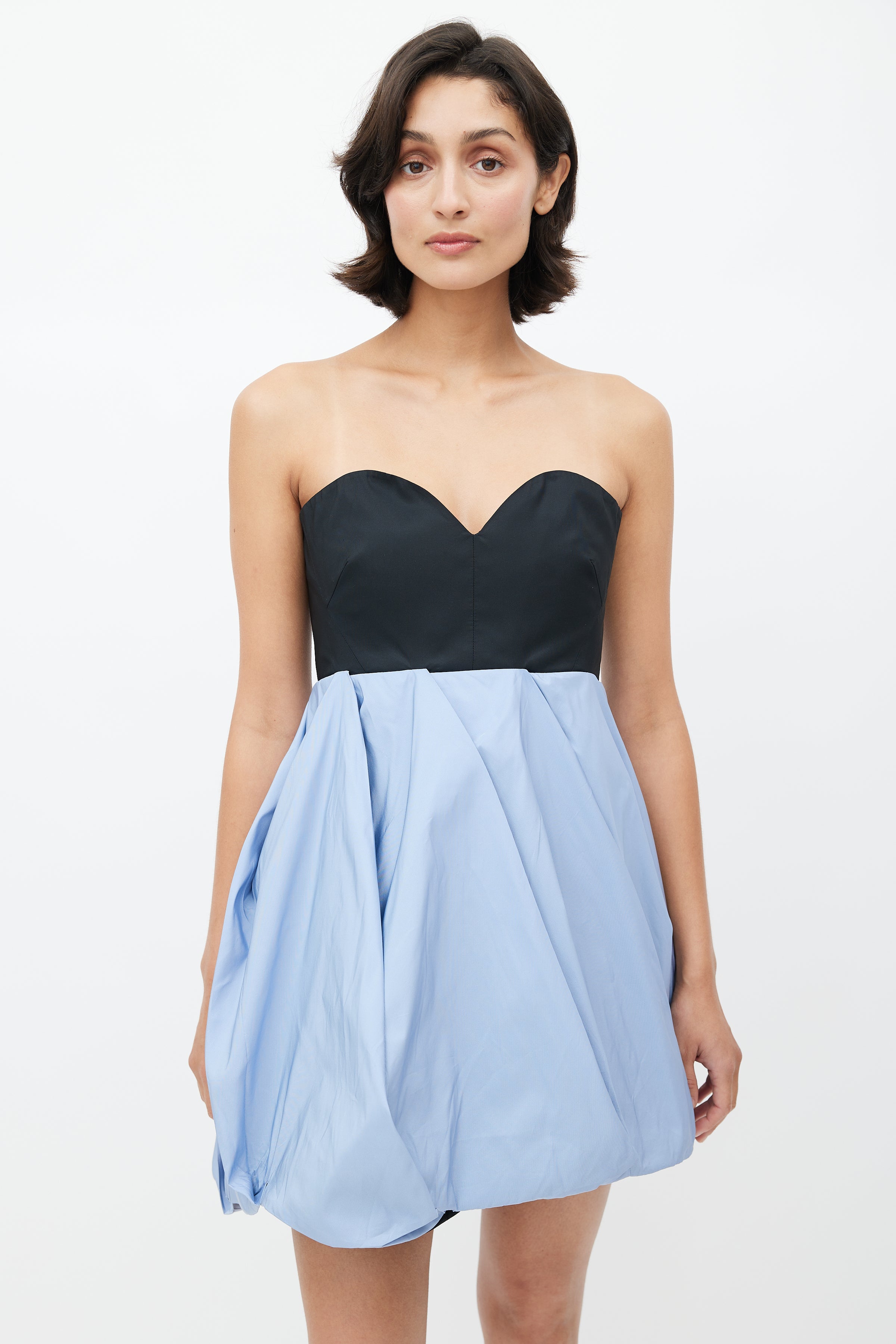 Miu Miu // Black & Blue Bubble Dress VSP Consignment Miu Miu // Black & Blue Bubble Dress VSP Consignment