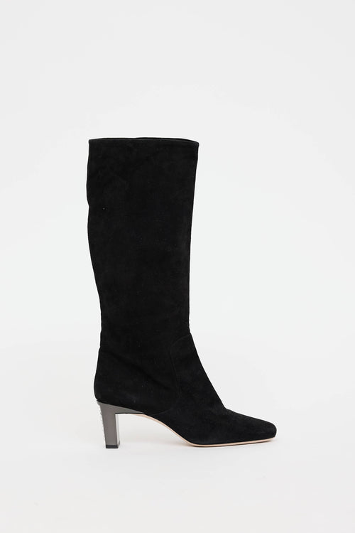 Miu Miu Crystal Heel Boot