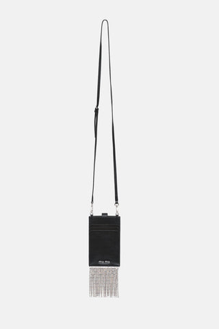 Miu Miu Crystal Fringe Crossbody Pouch
