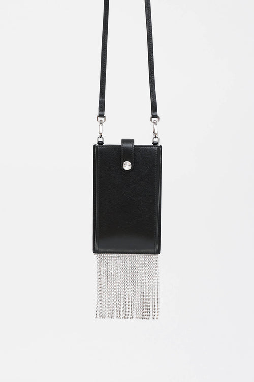 Miu Miu Crystal Fringe Crossbody Pouch