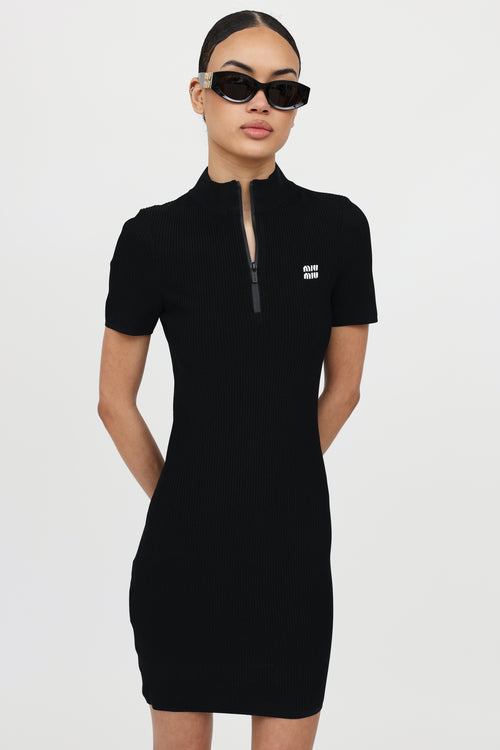 Miu Miu 2024 Ribbed Mini Dress