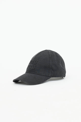 Miu Miu Denim Baseball Cap