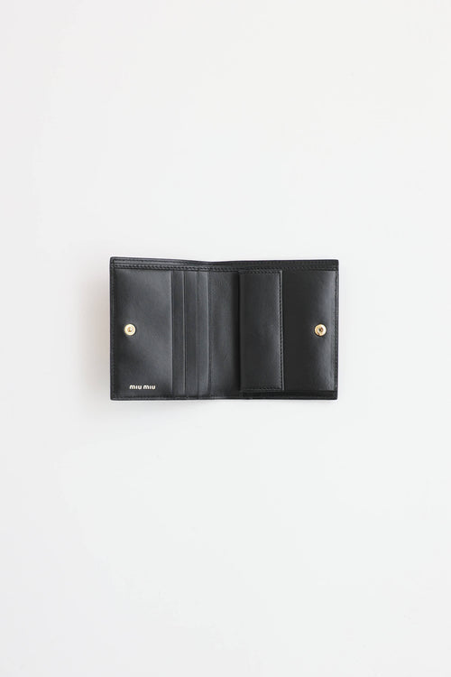 Miu Miu Printed Madres Bi-Fold Wallet