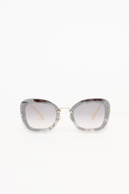 Miu Miu SMU-02T Square Sunglasses