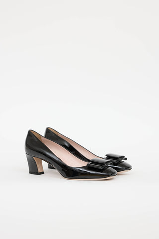 Miu Miu Patent Bow Pump