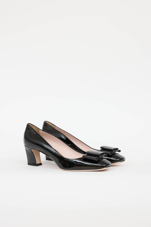 Miu Miu Patent Bow Pump