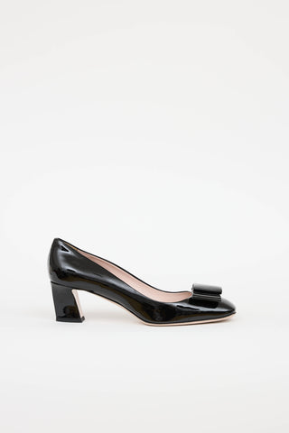 Miu Miu Patent Bow Pump