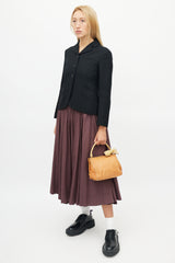 Miu Miu Brown Leather Bow Bag