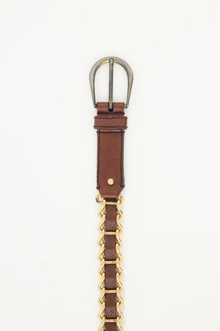 Miu Miu Chain Link Belt
