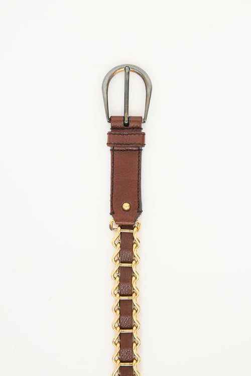 Miu Miu Chain Link Belt