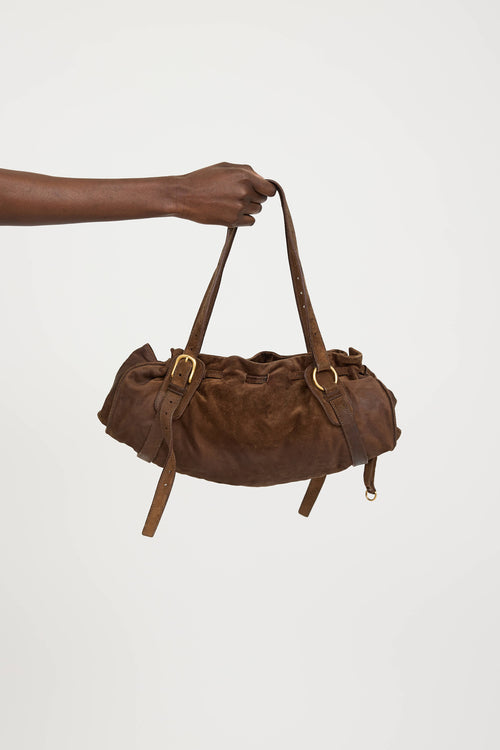 Miu MiuSuede Shoulder Bag