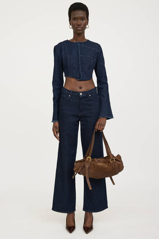 Miu MiuSuede Shoulder Bag